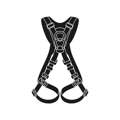 Safety Harness Equipment for Climbing Workers.
