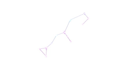 Celestial scorpion connected by cosmic strings
