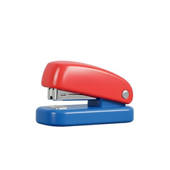 Red and Blue Stapler Office Stationery.