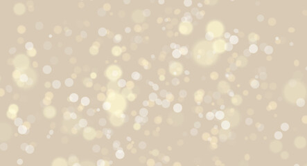 Soft Golden Bokeh Light Background