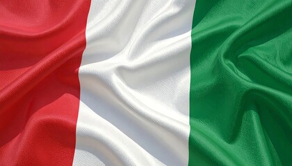 Italian flag fabric texture