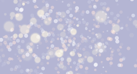 Soft Bokeh Lights on Lavender Purple Background Vector