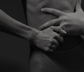 Sexy couple love. Sensual couple love. Romantic. Lovers. Shadow