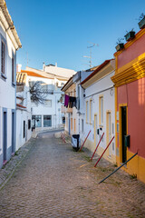 old small cobblestone road in the old part of Lagos