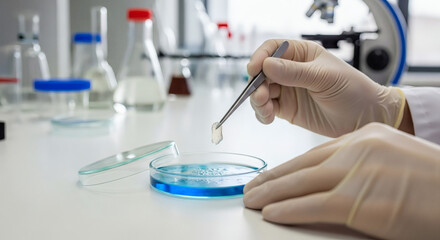 Laboratory Research with Pipettes and Petri Dishes