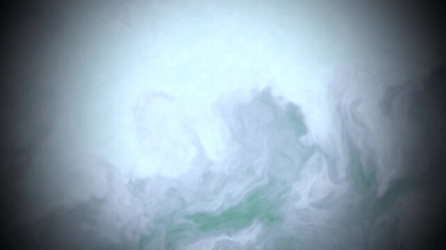 Fluid White and Green Abstract Motion Graphics