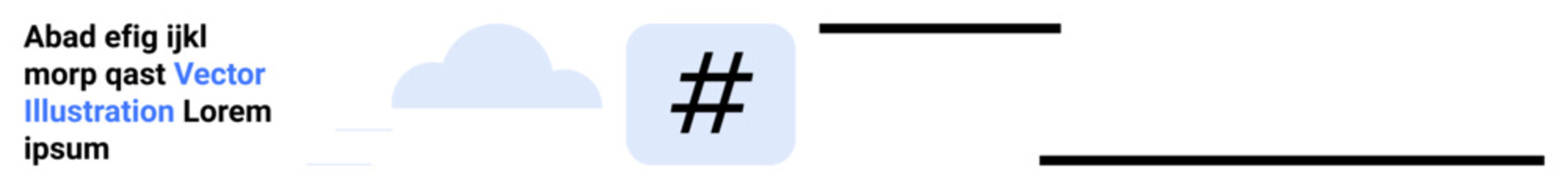 Obraz premium metadata tag symbol, text, and cloud in clean composition. Ideal for branding, social media, digital promotion, networking, communication, minimalism and a simple landing page