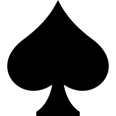 picture of a black spade