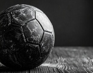 old soccer ball