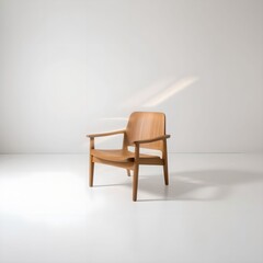 Fototapeta premium Timeless Mid-Century Chair in Motion 