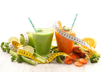 vegetable smoothie,detox and diet juice