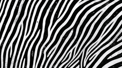 Close-up view of a zebra's distinctive black and white striped fur pattern, showcasing the natural beauty of animal camouflage.