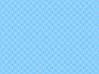 シームレスな水色七宝文様背景