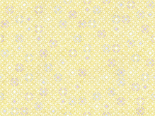 シームレスな淡い色の千代紙風七宝文様背景