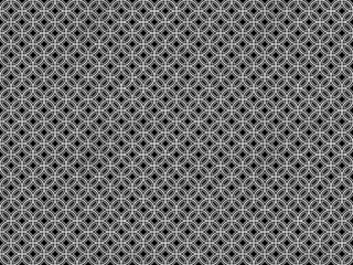 シームレスなシルバーの七宝文様背景