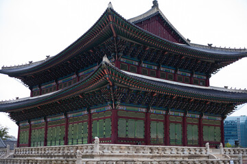 Fototapeta premium Gyeongbokgung Palace, travel, Seoul, Korea