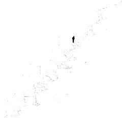 Conceptual minimalist black background, offering expansive empty space