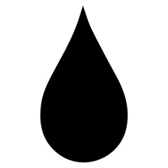 Black Water Drop Icon