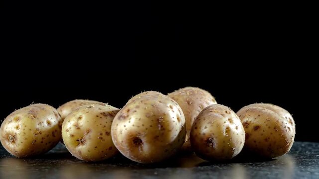 Macro Close-up Potato Material