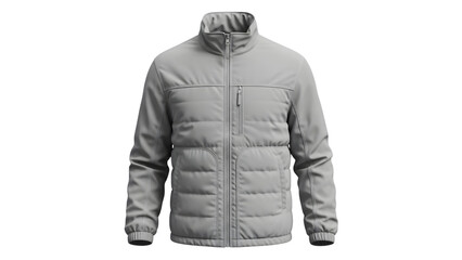 Light gray puffer jacket