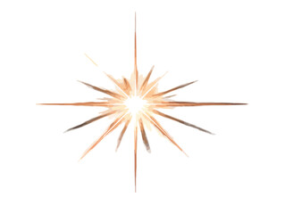 白い背景に輝く透明な光の爆発エフェクトは、デザイン素材として明るく放射状に広がり、様々なプロジェクトに視覚的な魅力を加えます。