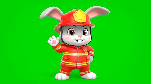 A cute cartoon vector illustration of a funny Easter bunny toy holding a red egg and a flower, featuring a nice holiday gift rabbit isolated as a festive art piece for a baby