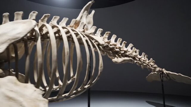 Ancient Marine Predator - A Detailed Look at the Ichthyosaur Skeleton.