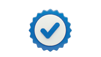 Blue Checkmark Badge
