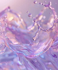 Premium Water Splash Advertising Shot