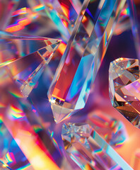 Prism Glass Rainbow Illumination