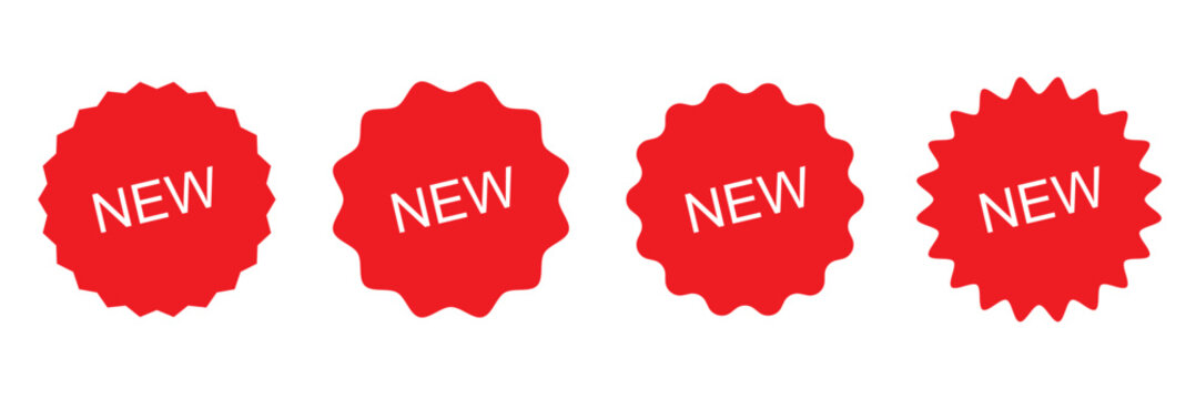 New tag symbol icon, new product, novelty, newest item. new badge vector icon . special offer tag .