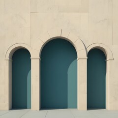 Fototapeta premium Minimal Arch Architecture Frame