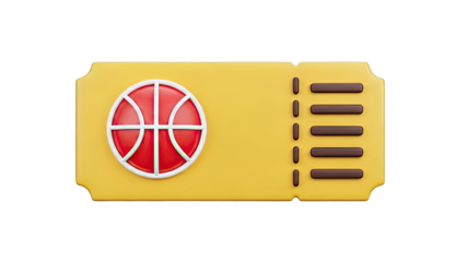 Basketball Ticket Icon
