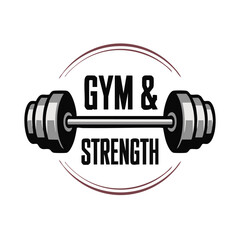 Gym and Strength Fitness Logo