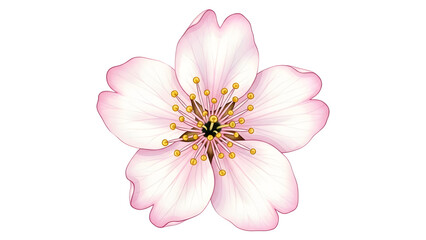 Cherry Blossom Flower Illustration