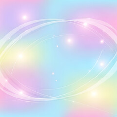 Fototapeta premium Vibrant pastel colored background with swirling white lines and sparkles