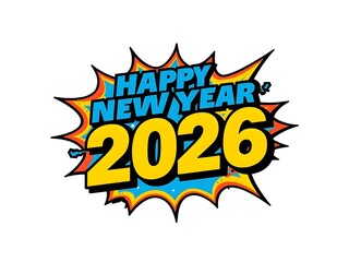 2026 number isolated on white background