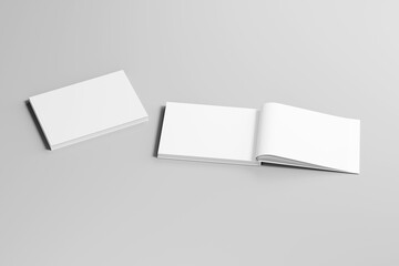 Open and Closed Magazine Mockup