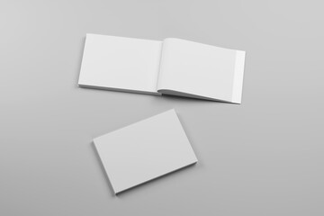 Open and Closed Magazine Mockup