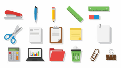 Office Supplies and Stationery Items for Work and Study.