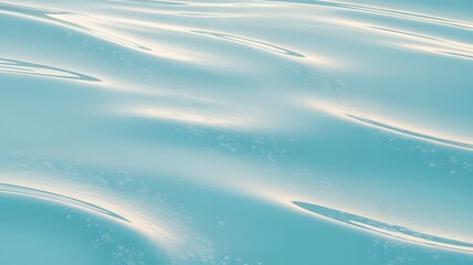 Rippled water surface with sunlight reflections