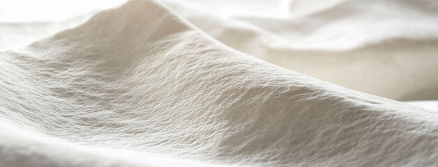 White Fabric Texture Background