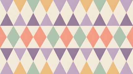 Vibrant diamond pattern with pastel colors