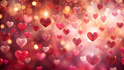 Floating Hearts Valentine Decoration