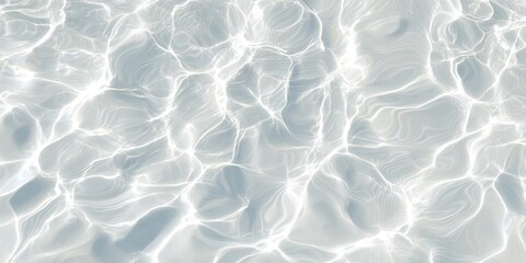 Obraz premium Light patterns reflecting on shallow, clear water, ripples and distortions