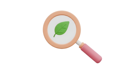 Magnifying leaf inspection