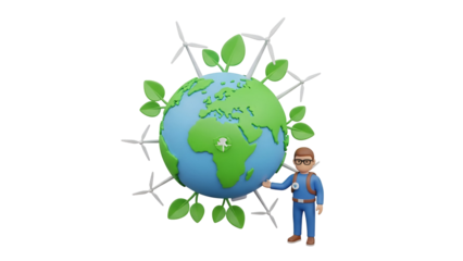 Protecting the earth with renewable energy