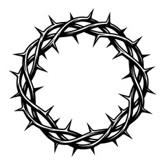 Obraz premium Crown of Thorns Symbol of Sacrifice and Faith.