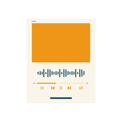 Music Player UI Element