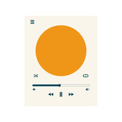 Music Player UI Element
